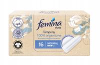 FEMINA Tampony organiczne Normal 16 sztuk