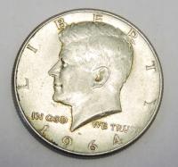 USA half dollar 50 cents 1964 Kennedy