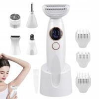 Golarka Damska 5w1 Depilator Świetlny Do Włosów Ciała, Bikini, Mocny Usb