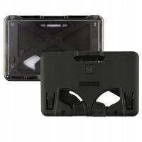 Горизонтальный держатель для удостоверения личности, 3 держателя для карт, зажим для ремешка / KORUMA