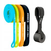 Набор из 4 силовых резинок для упражнений, сильная резинка для фитнеса Trex Sport