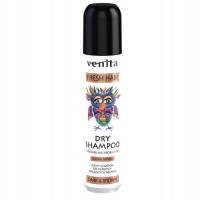 VENITA BROWN & DARK Suchy Szampon do ciemnych i brązowych włosów, 75 ml