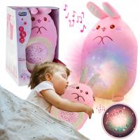 KRÓLIK USYPIACZ PROJEKTOR GWIAZD POZYTYWKA KOŁYSANKI PRZYTULANKA DLA DZIECI