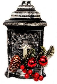 ZNICZ ŚWIĄTECZNY Z GAŁĄZKA WKŁADEM AŻUROWY LAMPION SZKLANY GRÓB CMENTARZ