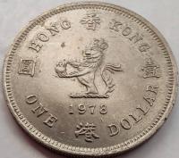 3932 - Hongkong 1 dolar, 1978