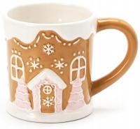 świąteczny duży kubek DOMEK PIERNIKA cukiernika miłośnika kawy przyjaciółki