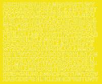 Litery samoprzylepne 1cm naklejki z folii żółty