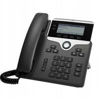 Cisco 7811 telefon VoIP Czarny, Srebrny 1 linii LED