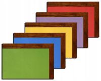 Tablica korkowa 70x150cm kolorowa w oprawie MDF Dąb Stuletni