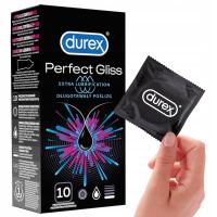 Презервативы DUREX PERFECT GLISS extra safe дополнительно увлажненные 10 шт.