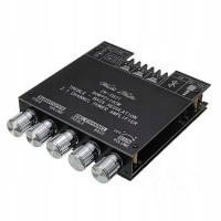 Аудио усилитель bluetooth 2.1 2x50 100 Вт сабвуфер ZK-TB21