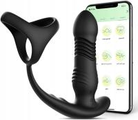 Masażer prostaty, pochwowy, wibracyjny masturbator, kontrola aplikacji