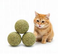 Kocimiętka piłka dla kota zabawka kulka piłeczka zestaw 3szt