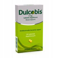 DULCOBIS 5 mg 20 tabletek dojelitowych Na zaparcia