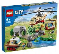 LEGO 60302 CITY NA RATUNEK DZIKIM ZWIERZĘTOM