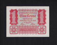 БАНКНОТА АВСТРИЯ -- 1 -- норвежская 1922 год