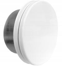 Anemostat zawór 125 nawiewny wywiewny kratka skandynawski biały +ramka