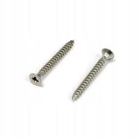 Wkręt do drewna z łbem stożkowym 4x40 PZ, A2 / opakowanie 500 szt.