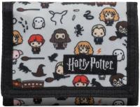 Portfel materiałowy szary z postaciami, Harry Potter