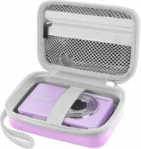 Etui ochronne na aparat cyfrowy, fioletowe, torba ochronna