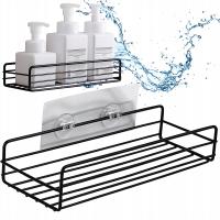 ПОЛКА ДЛЯ ДУША САМОКЛЕЯЩАЯСЯ ВАННАЯ КОМНАТА КУХНЯ НАСТЕННЫЙ ЛОФТ МЕТАЛЛ