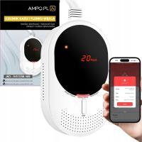 Czujnik Detektor Tlenku Węgla Czadu Gazu CERTYFIKOWANY LCD z WIFI