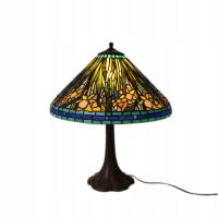 Lampa stojąca witrażowa Tiffany żonkile 40 cm