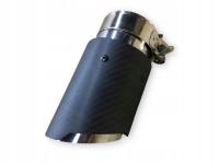 Końcówka Okrągły Ścięty Obejma Zacisk Pojazdu Wlotem 52 mm Wylotem 90 mm