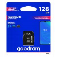M1AA1280R12 karta microSD 128GB UHS-I Goodram+adap
