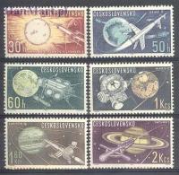 Czechosłowacja 1963 Mi 1396-1401 Czyste **
