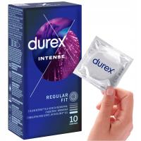 Durex INTENSE стимулирующие презервативы с язычками и полосками 10 шт.