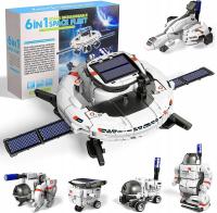 Солнечный набор 6в1 образовательный робот корабль самолет подарок звезда