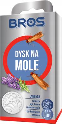 BROS Dysk na mole odzieżowe, ubraniowe - lawenda