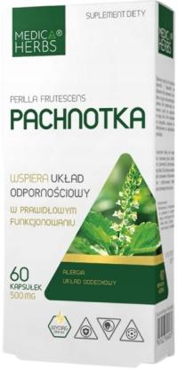 Pachnotka 500 мг, Perilla frutescens, 60 капсул дыхательная система аллергия