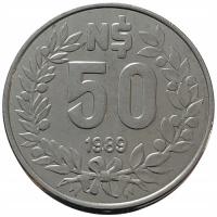 48262. Urugwaj, 50 nowych peso, 1989r.