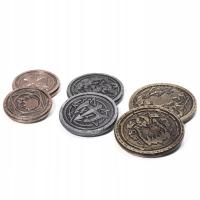 НАБОР ИЗ 3 ЧУДОВИЩНЫХ МЕТАЛЛИЧЕСКИХ МОНЕТ LARP
