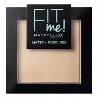 MAYBELLINE FIT ME MATTE+PORELESS puder do twarzy 105 natural 9 g