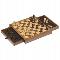 Goki Magnetic Chess Set with Drawers