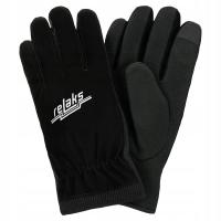 Czarne miękkie rękawiczki RELAKS