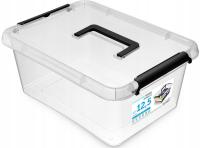 MOXOM - Pudełko Pojemnik Organizer + Pokrywka Rączka - SimpleStore - 12,5 L