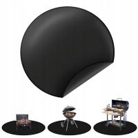 Mata Ognioodporna Pod Gril Palenisko Kominkowa Okrągła 91cm