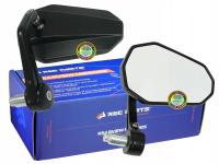 Мотоцикл зеркала черный большой утверждение для руля 22 и 25,4 мм дюйм