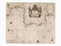 MAPA MORSKA Hiszpania Portugalia Goos 1667