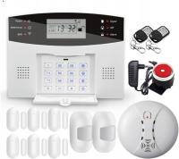 System Alarmowy Wi-Fi GSM WiFi GSM Ekran LCD 433 MHz Czujnik OUTLET