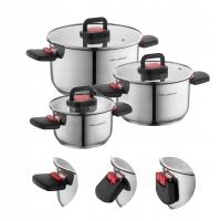 FLORINA набор посуды из нержавеющей стали Space 6 элементов