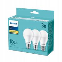 Żarówki LED Philips E27 13W = 100W 1521 lm ciepły biały 2700K 3 szt.