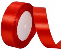 SN629-26 TASIEMKA SATYNOWA ATŁAS 6mm CZERWONY WSTĄŻKA 1szt