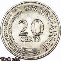 20 CENTÓW 1976 SINGAPUR