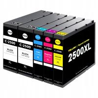 5× TUSZE 2500 XL DO DRUKARKI CANON MAXIFY MB5050 MB5150 MB5350 MB5450 iB4050