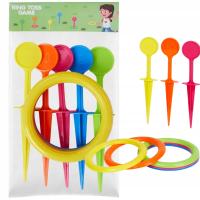 GRA ZRĘCZNOŚCIOWA INTEGRACYJNA RZUCANIE PIERŚCIENIAMI WBIJANE W ZIEMIĘ